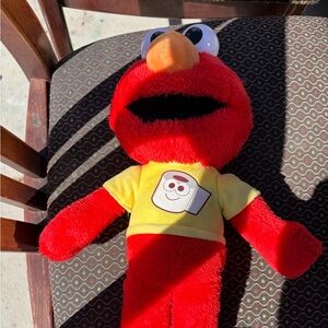 Sesame Street Elmo Plush Stuffed Toy Medium Red Yellow